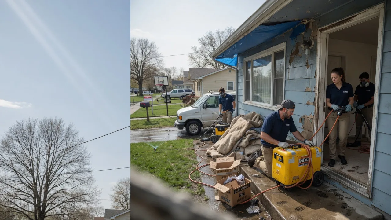 Basement Flood Cleanup in Calvin, LA near me